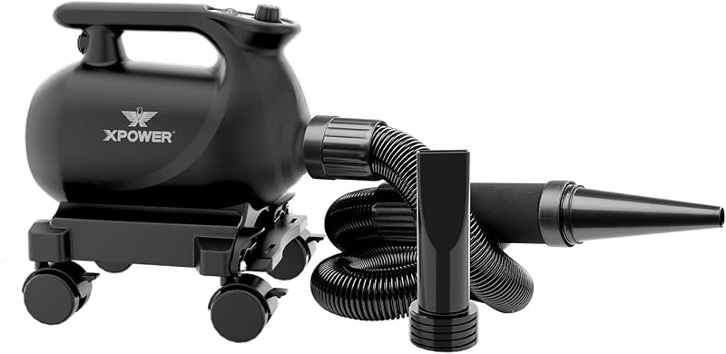 TurboDry TD-A12 car dryer blower with mobile dock